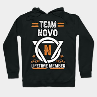 Team novo Lifetime Member, Family Name, Surname, Middle name Hoodie